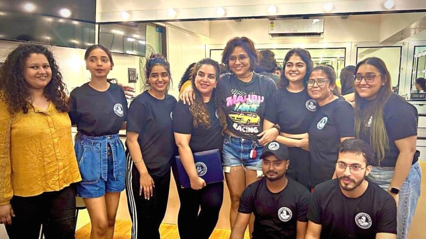 Preetisheel School of Character Design holds successful workshop on prosthetics, makeup and hair