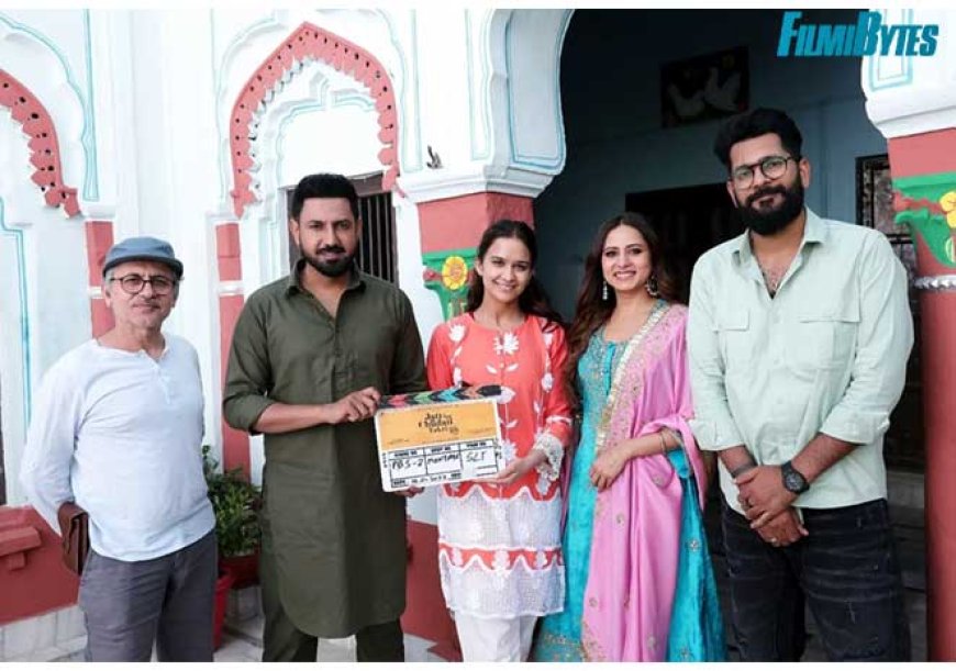 Roopi Gill Joins Gippy and Sargun for the Shooting of ‘Jatt Nu Chudail Takkri ‘ !