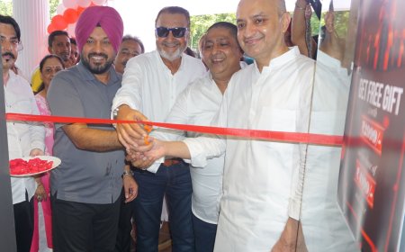 VIP Luggage Store Inaugurated on Airport Road by Gurpreet Ghuggi