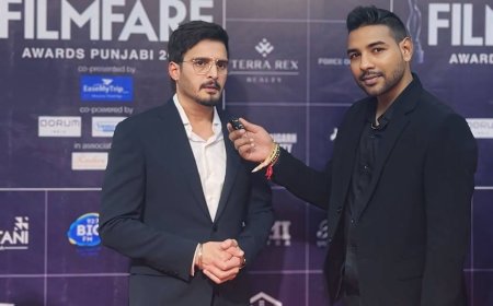 Harshit Dhingaun shines as Red carpet celebrity host at Filmfare Awards Punjab