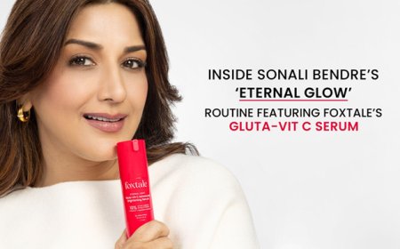 Inside Sonali Bendre’s ‘Eternal Glow’ Routine Featuring Foxtale’s Gluta‑Vit C Serum