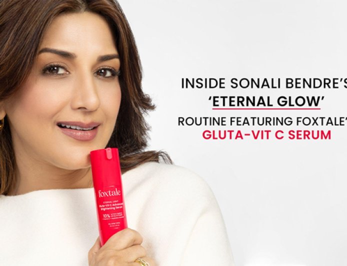 Inside Sonali Bendre’s ‘Eternal Glow’ Routine Featuring Foxtale’s Gluta‑Vit C Serum