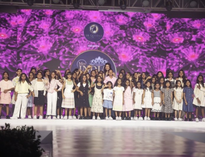 At Mrs India Queen 2025–2026, Young Girls from Shiksha Seva Foundation Shared a Special Backstage Moment with Blush & Muse