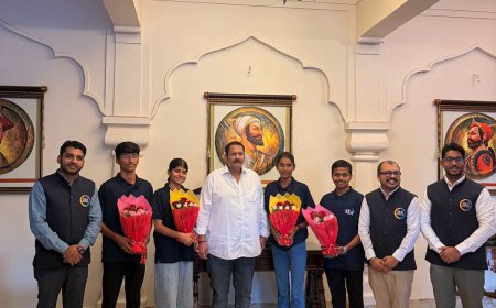 Sir Einstein Academy Creates Another National Success Story as Students Receive Royal Felicitation by Shrimant Chhatrapati Udayanraje Bhosale