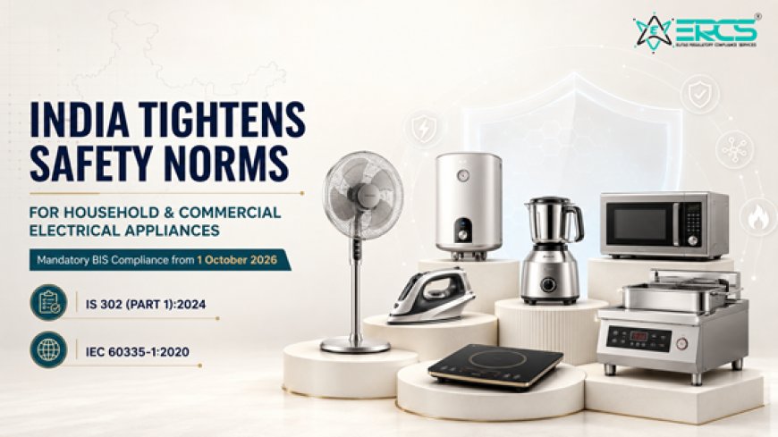 India Tightens Safety Norms for Household & Commercial Electrical Appliances: What It Means for Buyers and Sellers